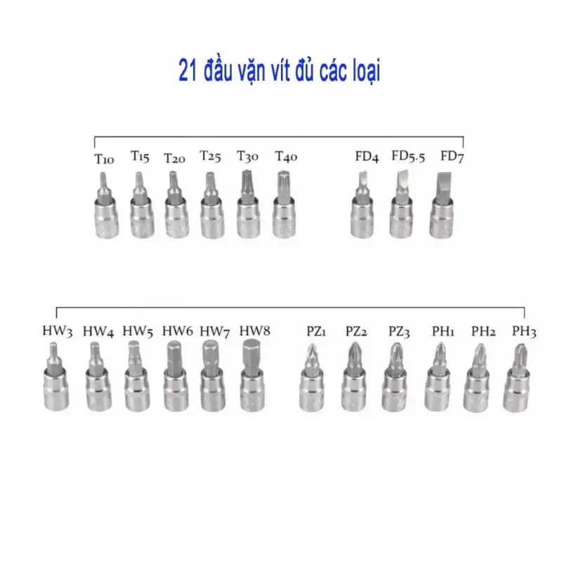 Bộ dụng cụ mở bu lông ốc vít bộ dụng cụ sửa chữa ô tô xe máy bộ dụng cụ đa năng 46 chi tiết cầm tay cao cấp 3
