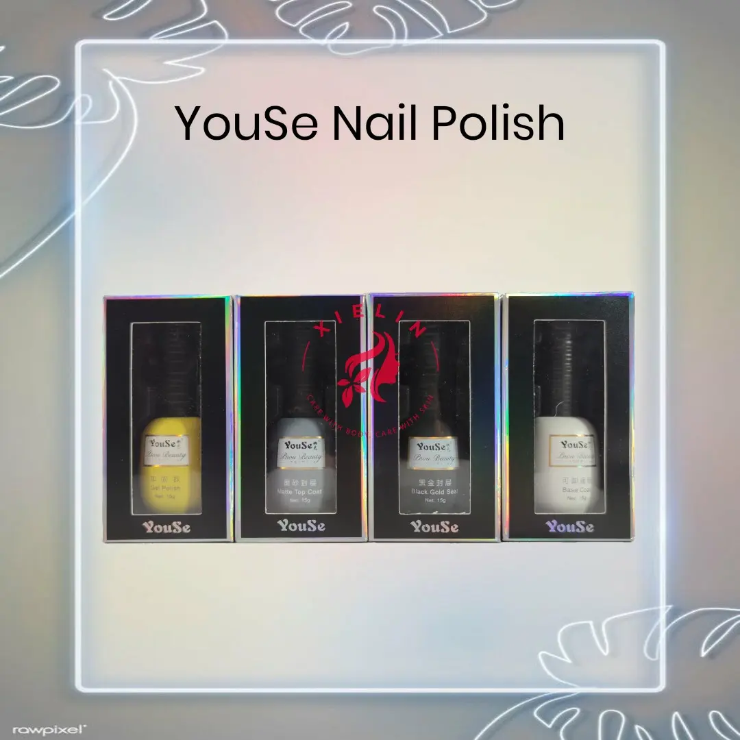 YOUSE NAIL GEL POLISH STRUCTURE GEL BASE COAT  TOP COAT MATTE COAT