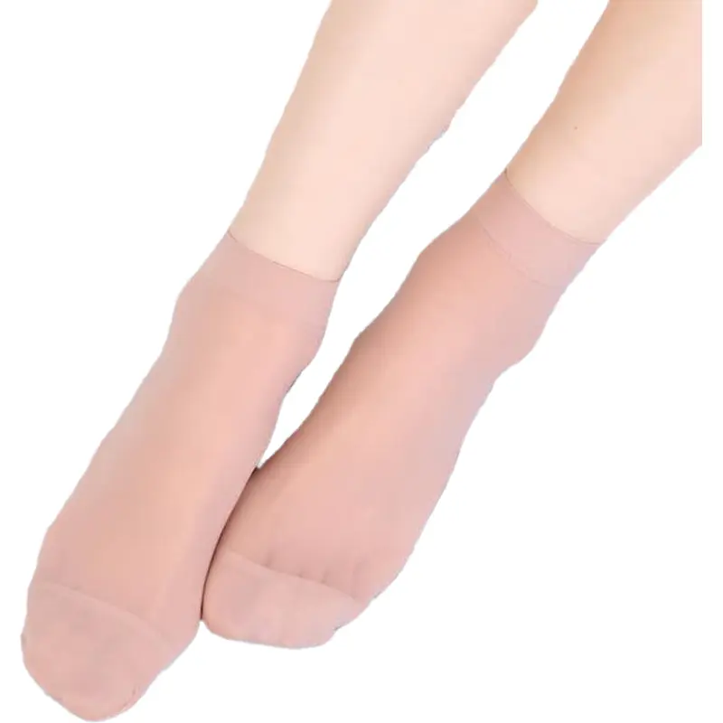 Tất Ngắn Cho Nữ, Mỏng Mùa Hè, Chống Vỡ, Màu Khỏa Thân, Tất Thép Ngắn, Chống Mài Mòn, Tất Thép Mặt Nạ