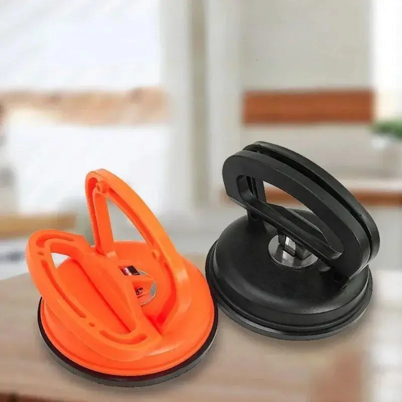 Dụng Cụ Phục Hồi Xe Hơi, Bộ Kéo Phục Hồi Thân, 2Inch, Màu Đen / Cam, Cốc Hút, Loại Bỏ Vết Nứt, Thích Hợp Cho Vết Lõm Xe Hơi, Dụng Cụ Loại Bỏ Hút Thủy Tinh 2
