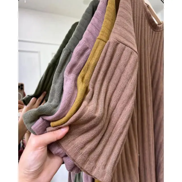 TUNIK OVERSIZE KENIT HORNET ATASAN TUNIK LENGAN 7/8 FASHION WANITA BISA COD 6
