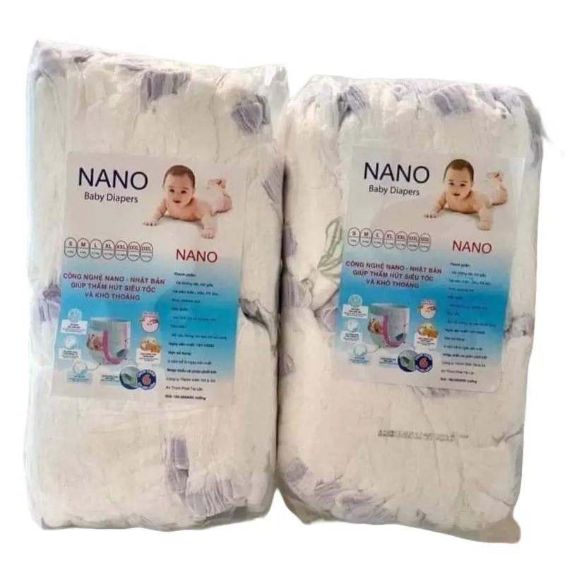 100 bỉm quần Nano dày dặn cho bé tè nhiều bỉm mềm có đệm mây