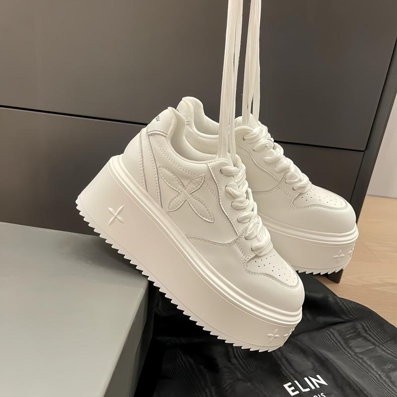  Giày nữ thể thao full trắng hàng QCCC ELINE 