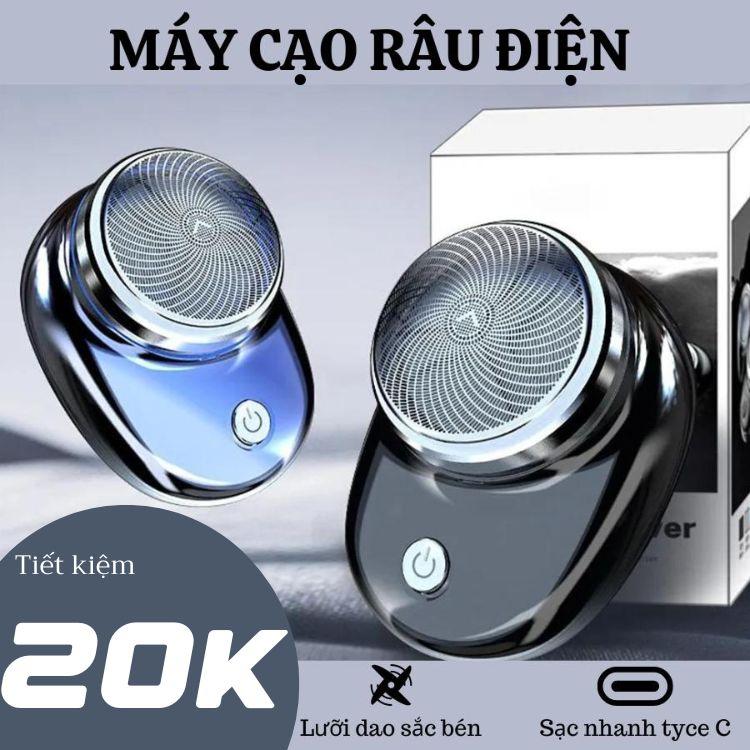  Dao cạo râu điện Máy cạo râu điện cho nam dao cạo râu mini nhỏ gọn sạc tyce-C USB tiện lợi máy cạo râu mini máy cạo râu hông minh daocaorau 