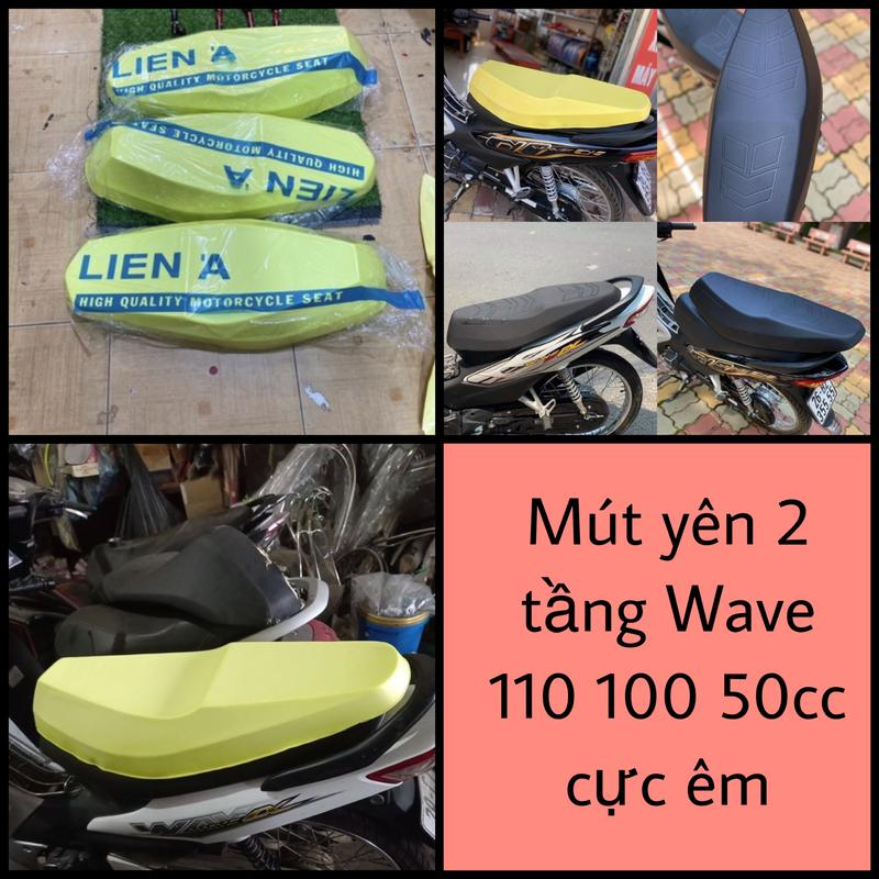 Phụ Tùng Mút Yên Gọt 2 Tầng Wave 110 50cc 100 - Niệm Mút Liên Á Đa Năng