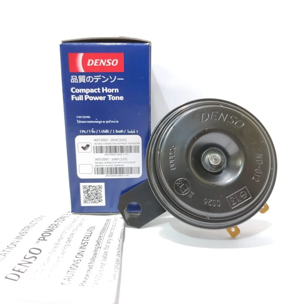 Klakson Denso Disc Satuan Suara Mobil Avanza 12 V Bisa Buat Motor & Mobil Merk Denso 100% Original