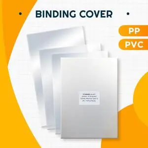 ️Pen and Paper PH | 10 Sheets Quaff PVC Binding Cover Clear 200mic & PP Frosted Matte Binding Cover 250mic