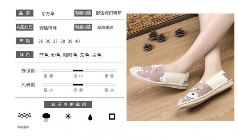 Product Introduction of 20242023 New Canvas Shoes Women's Shoes Korean Style Leisure Cloth Shoes Low-Cut Lightweight Comfortable Breathable One Pedal Women's Shoes 4