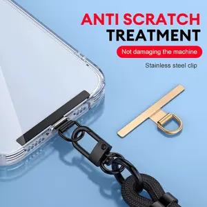 【FERDY】Klip Telepon Logam Halus Tali Telepon Gasket Tipis Lembaran Gantung Ringan