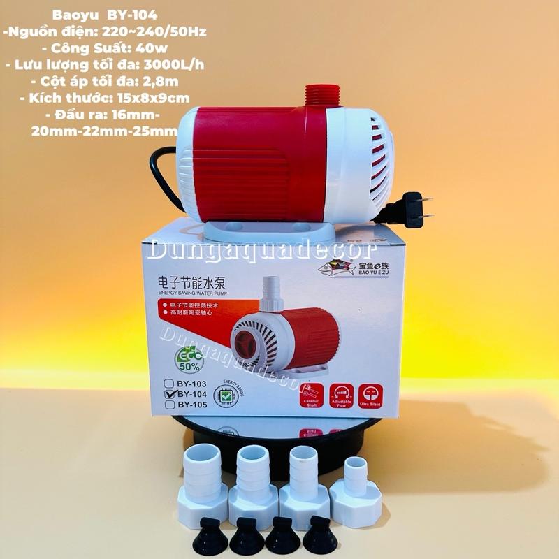 Máy Bơm  Baoyu BY101 BY102 BY103 BY104 BY105 BY106 BY107 - Bơm Chìm Bể Cá