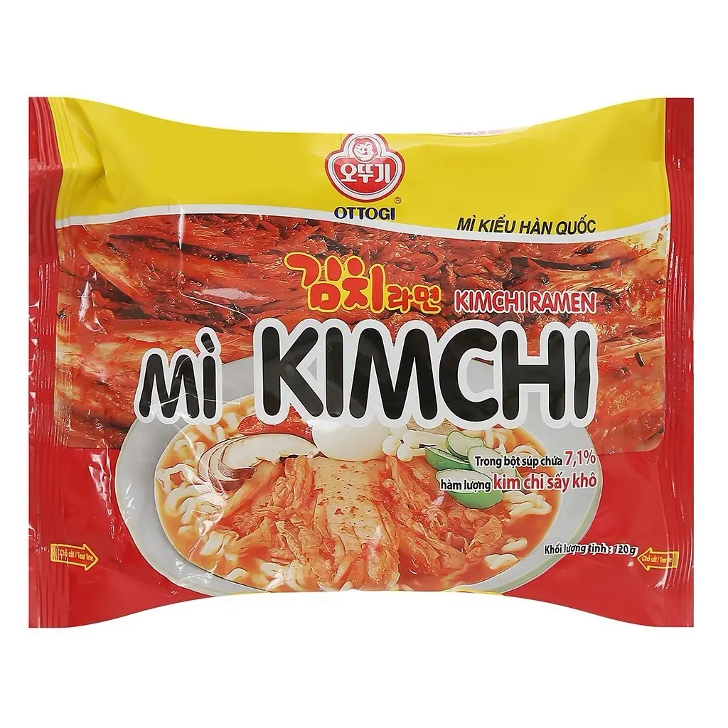 Mì kim chi gói 120g  Ottogi  siêu ngon và hấp dẫn
