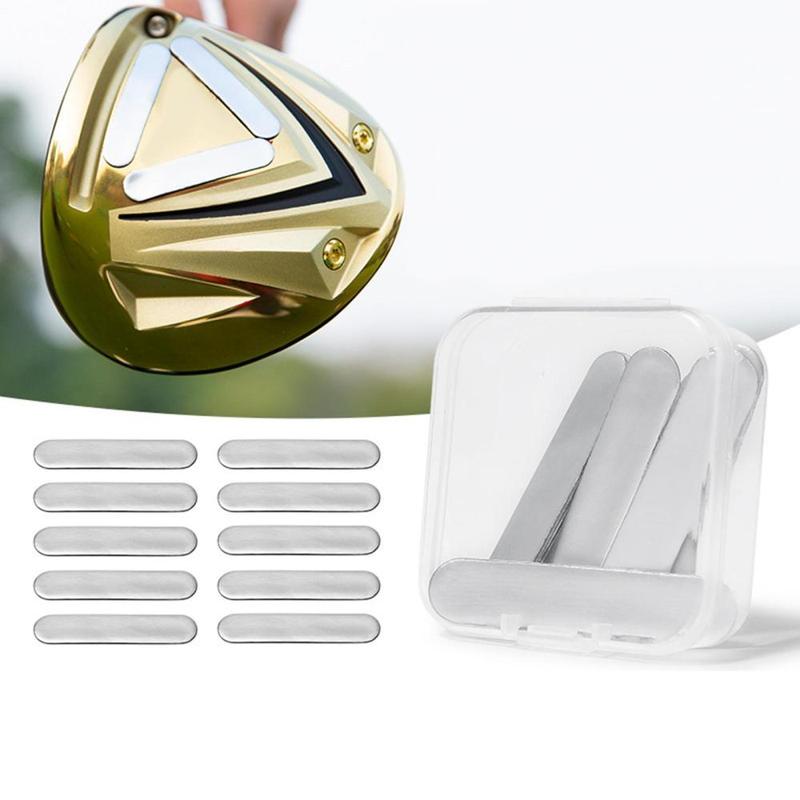 10Pcs Golf Weight Tapes, Golf Putter Weight Tapes Adjust Weight 3G Golf Club Weights Tennis Racquet Weight Strips 4