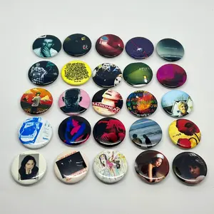 Pin Button Band Album Cover Hardcore Metal Punk Rock Indie Pop Shoegaze Midwest Emo Skena #2