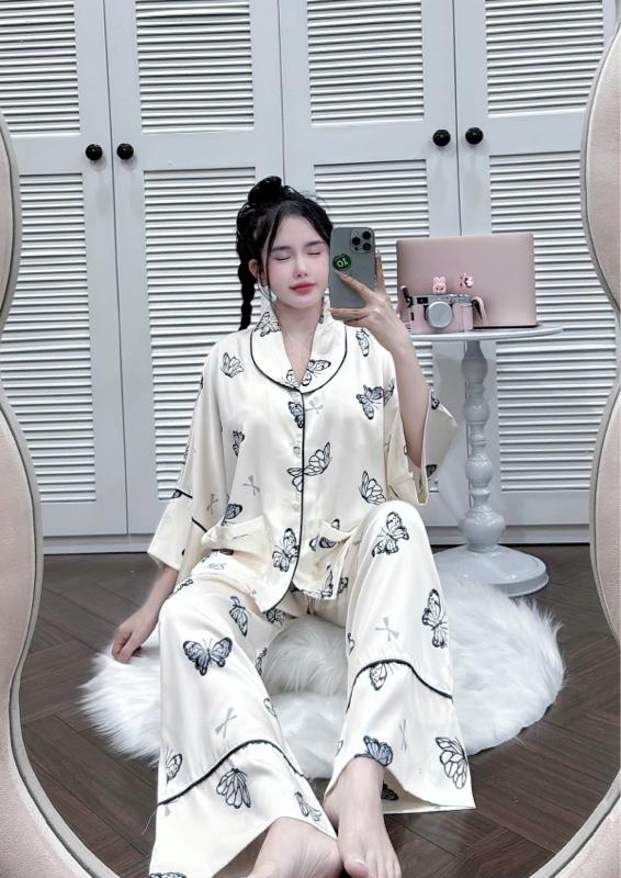 Product Introduction of FREE SIZE 40-63KG. SÉT ĐỒ BỘ CỔ SAM PHOM DƠI SANG CHẢNH DÀNH CHO NỮ 11