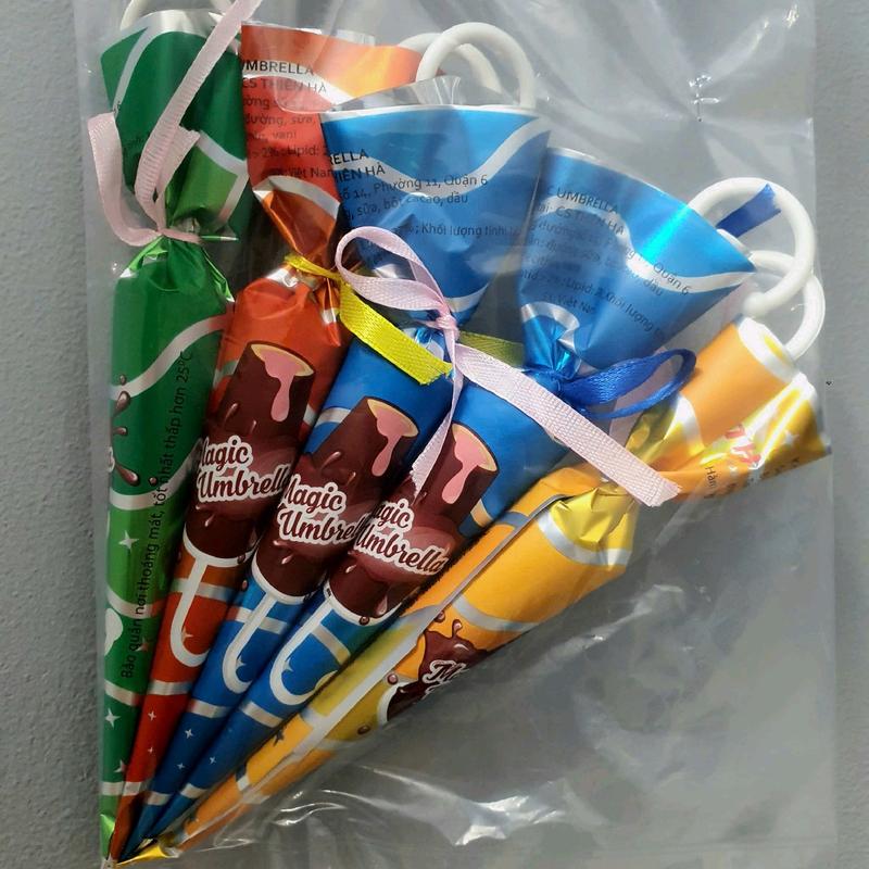 Kẹo Chocolate Hình Cây Dù Thiên Hà Sô Cô La Ô Dù Ăn Vặt Snack Thức Ăn Socola Food 3