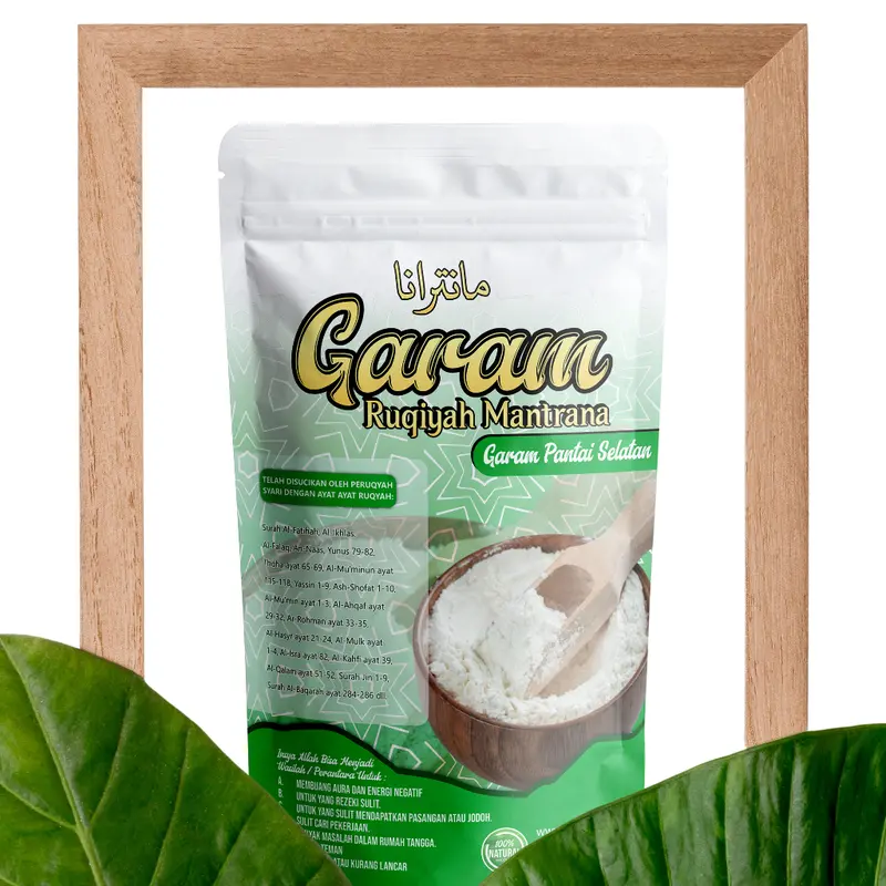 Garam Ruqyah Mantrana 1kg - Menetralisir Aura Negatif, Energi, dan Gangguan Jin - Hitam, Food 3