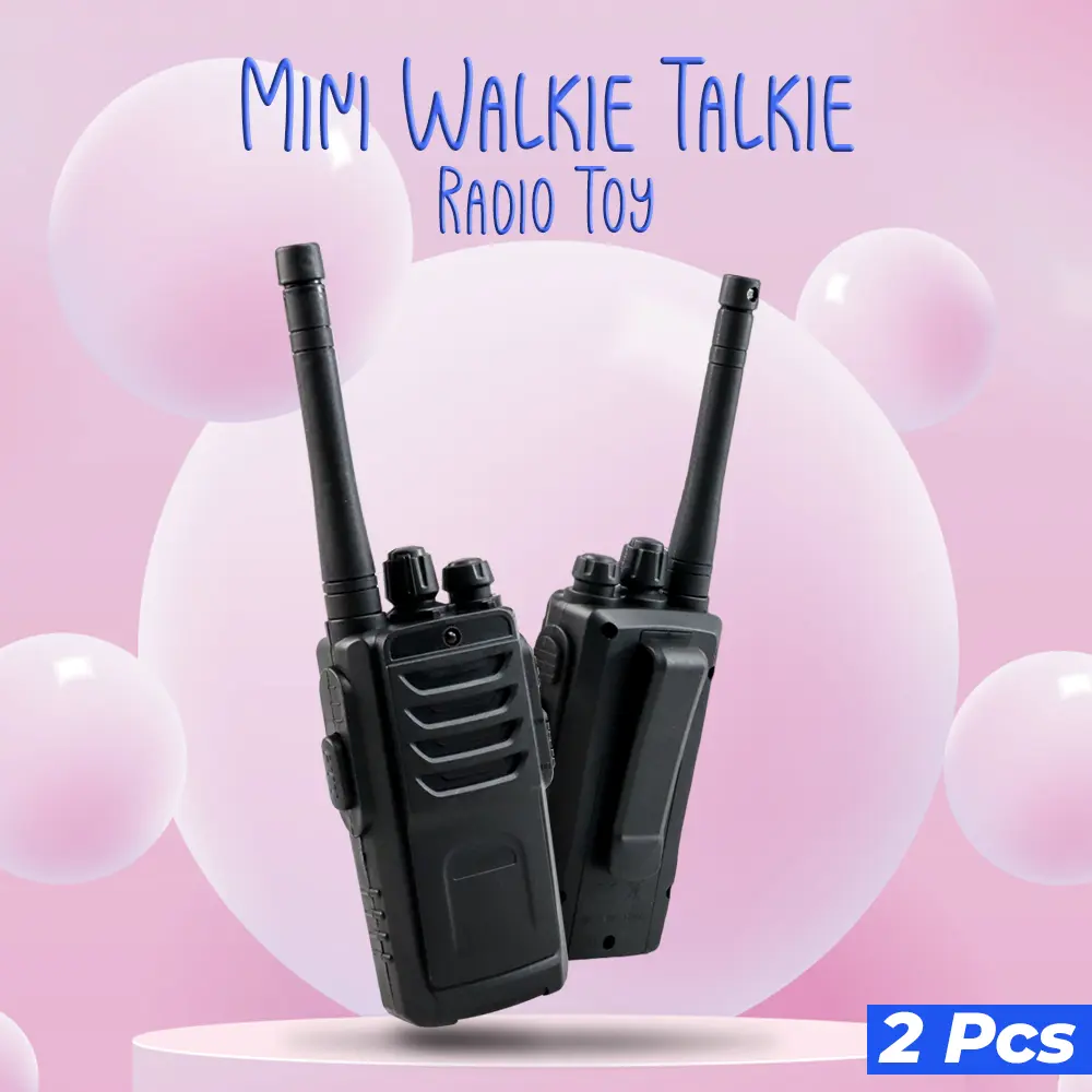 Flyrose Kids Mini Walkie Talkie Radio Toy 2 PCS