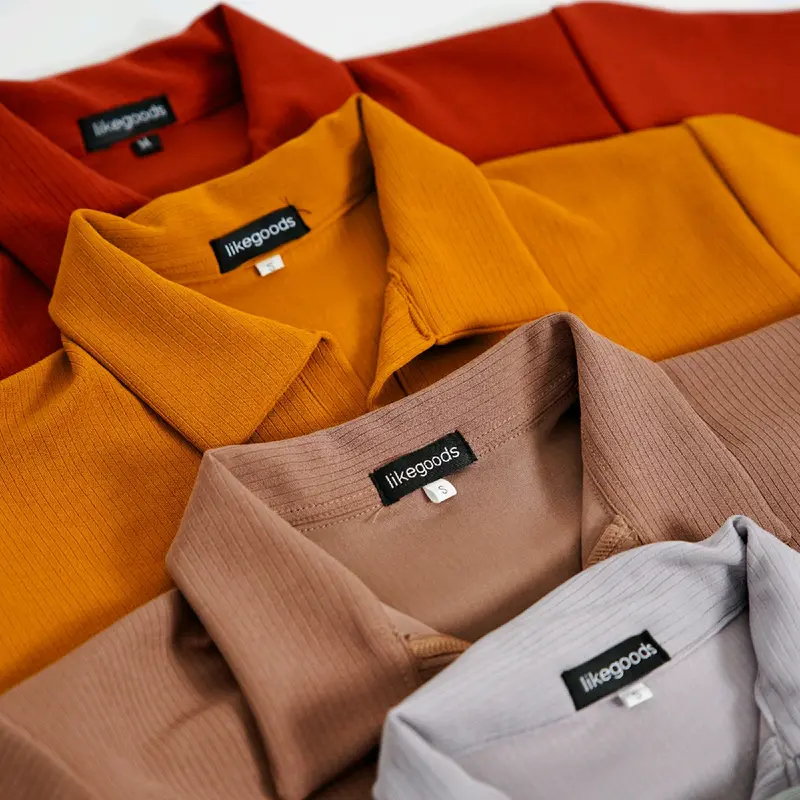 Kaos Polo shirt pria cutting slimfit sunkist knit Likegoods 0