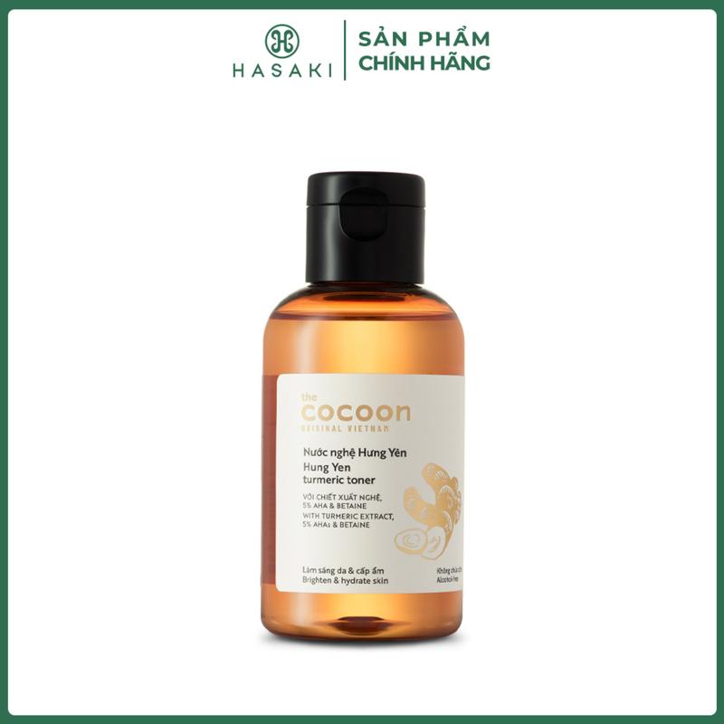 Nước Hoa Hồng Cocoon Toner Chiết Xuất Từ Nghệ Hưng Yên 140ml | HASAKI BEAUTY