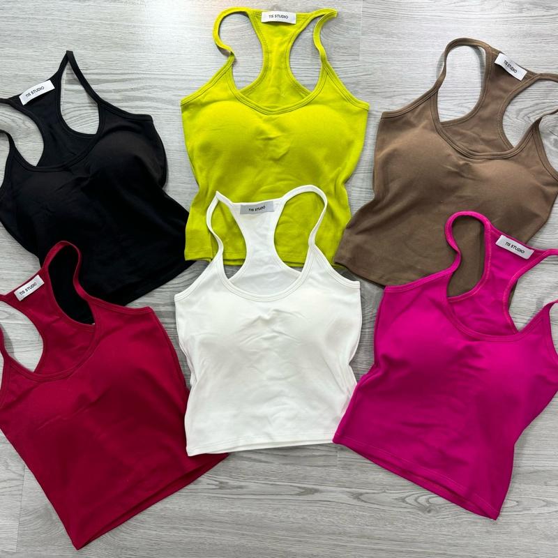 ( DUỚI 50 KÝ ) ÁO THUN 3 LỖ FOM CROPTOP NGẮN TRÊN RÚN CÓ KÈM MÚT ĐỆM