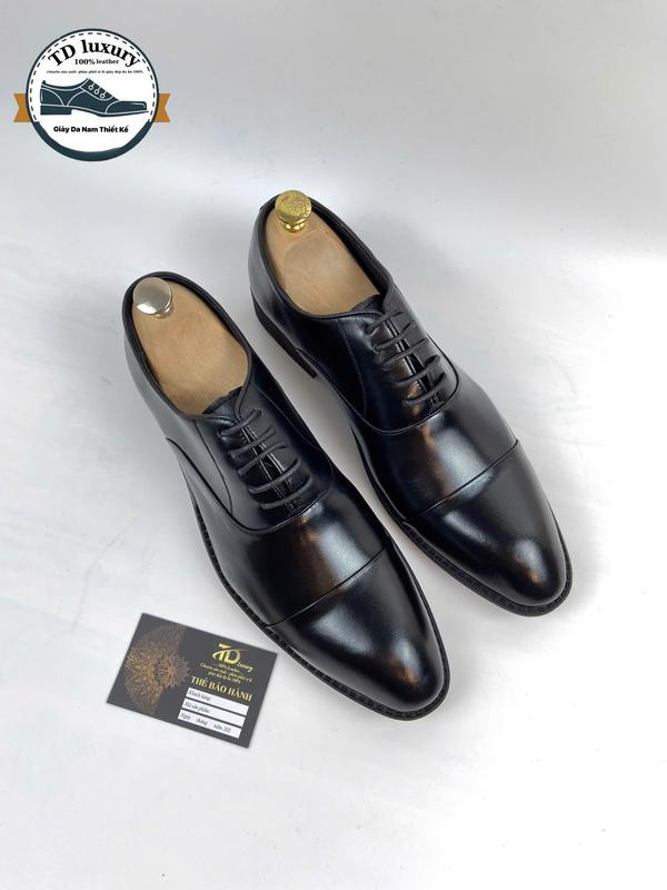 Giày tây nam công sở cao cấp da bò kiểu dáng oxford cổ điển - giày công sở Cao Su
