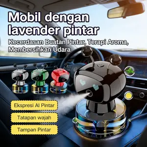 Difuser Parfum Otomatis Smart Aromaterapi Model XYZ: Start-Stop, Udara Segar Premium 100ml, Ionisasi Air 4.5W, Kabin Menyenangkan untuk Mobil & Rumah