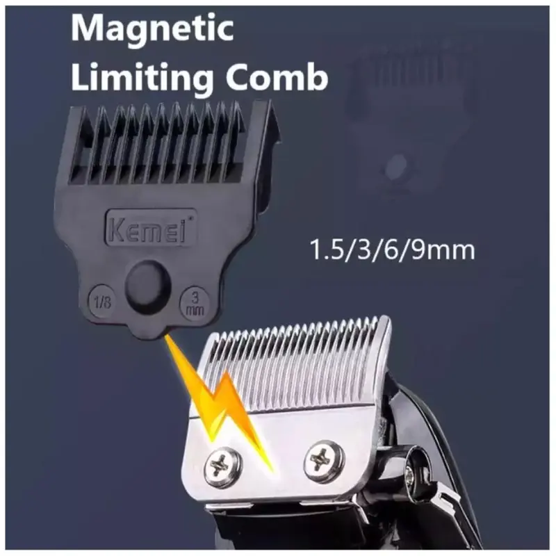 KEMEI PG1990 Alat Cukur Listrik Kemei PG1990 Cordless USB Cable KM-PG1990 Rechargeable Hair Clipper Mesin Rambut KM PG1990   Pencukur Rambut 2