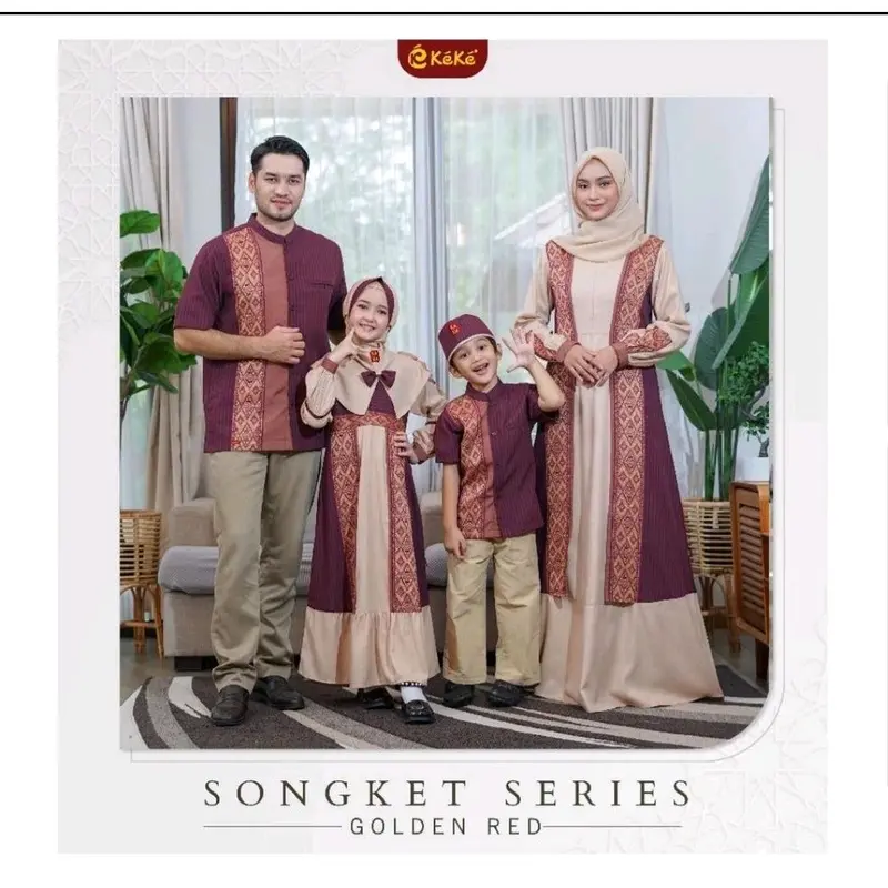 SARIMBIT KELUARGA TERBARU KEKE SONGKET SERIES 1