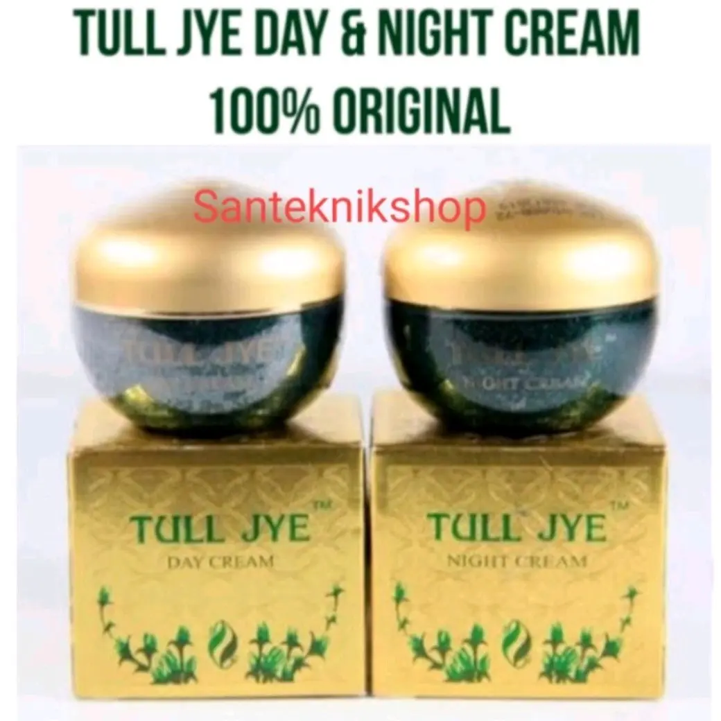 Tull Jye Whitening Cream Big Day Night  20g Hijau Mencerahkan dan melembabkan Wajah