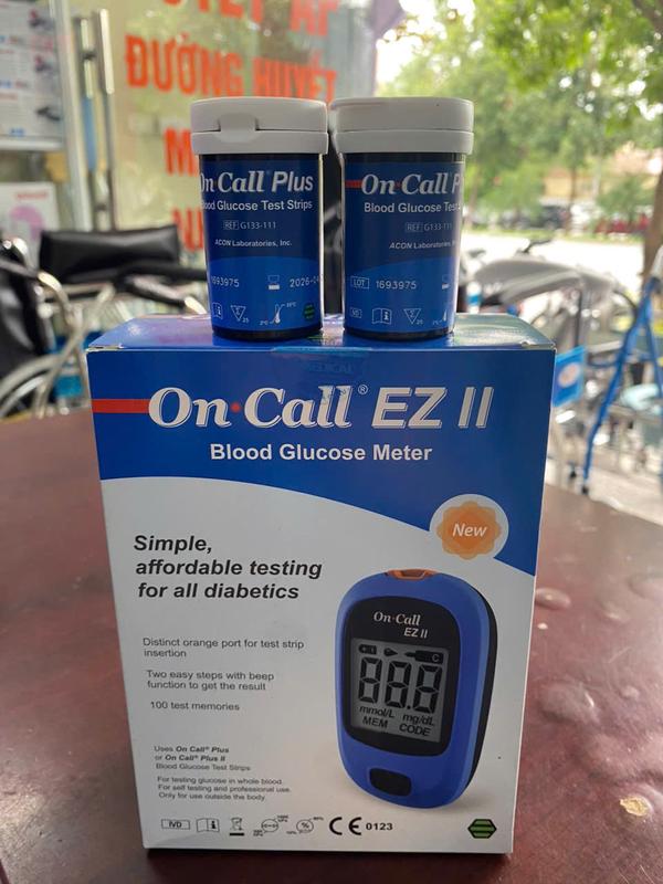 Que test Oncall Plus - cho máy đo đường huyết Oncall Plus 3