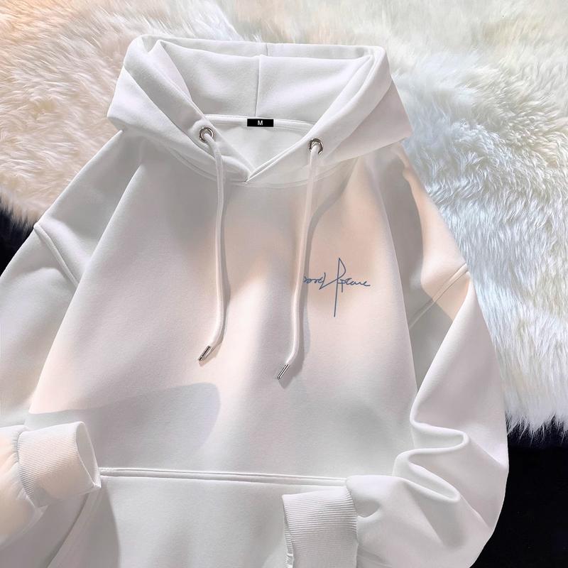 Áo Hoodie nỉ có mũ, áo Hoodie Nam Nữ Unisex form rộng ấm áp Phong cách Phong cách Hàn Quốc-0379 Women Top