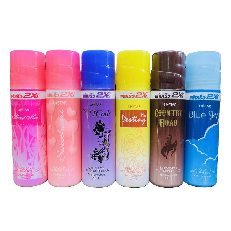 Lăn Khử Mùi 2X Thái Lan (75ml) Dành Cho Nam Và Nữ