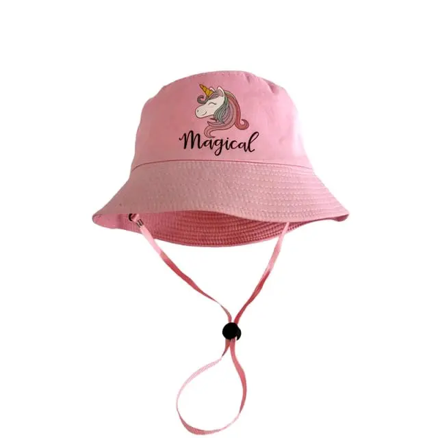 Topi Bucket Anak Karakter, Topi Bucket Anak unicorn, Topi Bucket Anak Magical, Topi Bucket Anak Tali, Topi Bucket Anak Usia 2 sampai 8 Tahun. 2