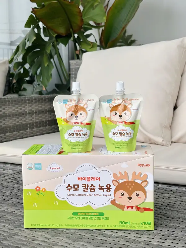 Canxi tươi nhung hươu Sumo Calcium Deer Antler Liquid Hàn Quốc tăng cao 3