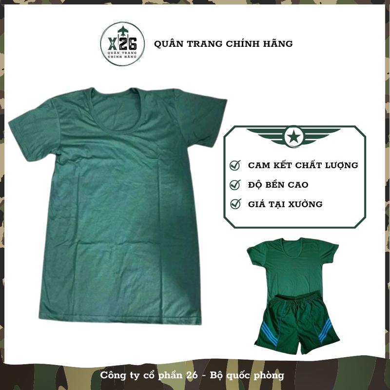 Áo thun lót nam cổ tròn, cổ tim cotton 100%