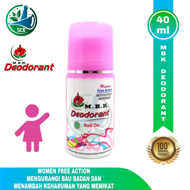MBK Deodorant Roll On Women Free Action Dan Body Action - All Varian 4