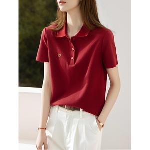 เสื้อโปโลแขนสั้น แฟชั่นฤดูร้อน ดีไซน์เรียบง่าย สไตล์เยาวชน คอปกโปโล เสื้อยืด สไตล์เฉพาะ เสื้อใหม่ 2025