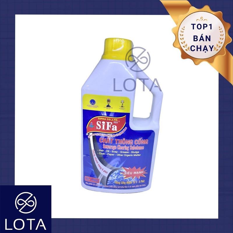 DUNG DỊCH THÔNG CỐNG SIFA CỰC MẠNH CỰC NHANH, nước thông bồn cầu nghẹt, đồ thông lavabo tắc nghẽn chất làm phân hủy tóc rác bồn rửa chén bát hóa chất làm tiêu tóc rác gây nghẹt ống nước hỗ trợ thoát nước, vệ sinh phòng nhà tắm