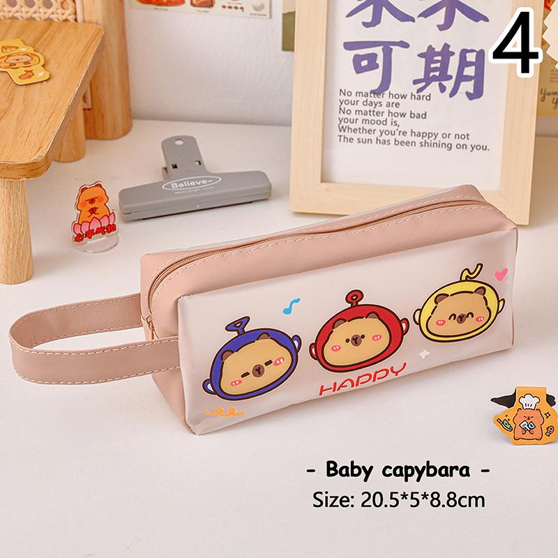 Product Introduction of Cartoon Translucent Ins Capybara Pencil Case For Storing Learning Stationery School Gifts Studenten Kids High-capacity ﻿ 27