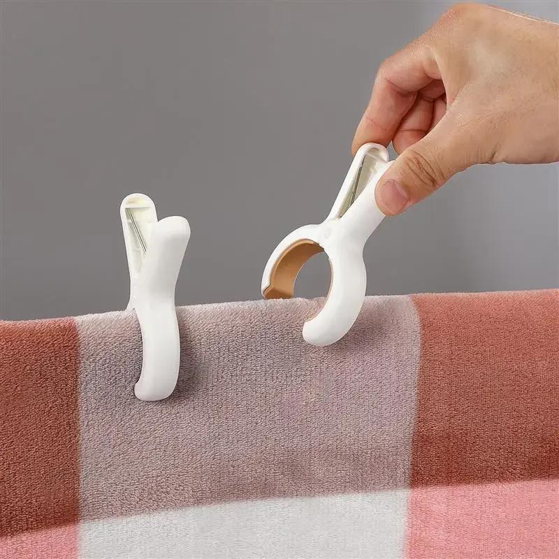 3Pack Plastic Clothes Pins with Strong Anti-Rust Springs Heavy Duty Beach Towel Clips Laundry Clothespins to Keep Towel 1