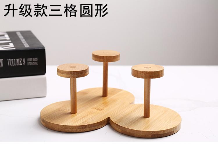Product Introduction of Bamboo Wooden Cup Storage Rack Creative Round DIY Household Cup Holder For Disposable Paper Cup Counter Desktop Storage Rack 15