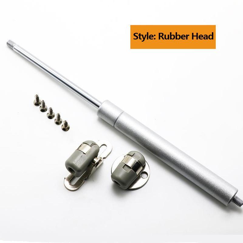 Rubber/Iron Head 100N Gas Strut, 4 Counts Hydraulic Rod, Cabinet Door Buffer Support Rod, Gas Strut for Cabinet, Drawer, Wardrobe, Home Accessories 4