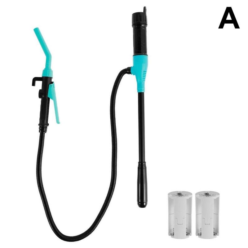 1 Pcs Plastic Fuel Transfer Pump Electric Oil Pump Controlled Flow Nozzle Car Battery Fuel Tank Oil Pump 8
