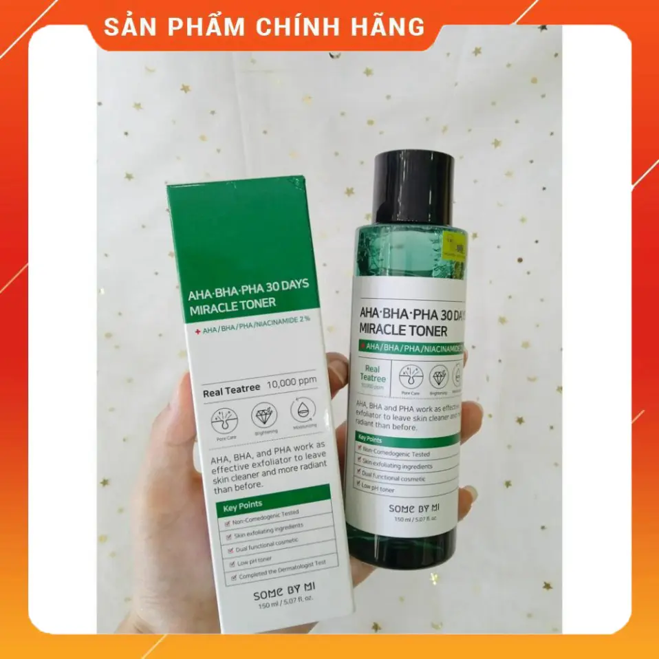 {chính hãng} Nước hoa hồng toner dưỡng ẩm 30 days Miracle Some by mi 150ml