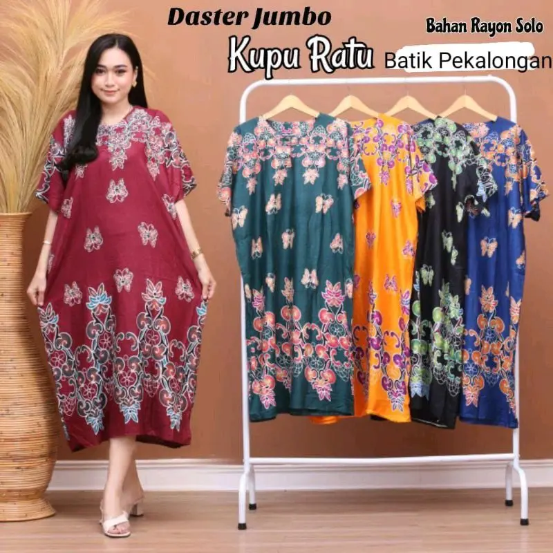 Daster jumbo ld 160 isi 5 Katun busui RANDOM 1
