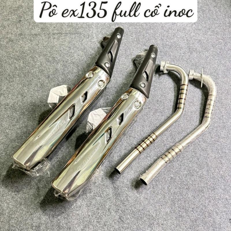 pô xe ex 135 năm số full cổ inoc tiếng êm Phụ Tùng Phụ Kiện