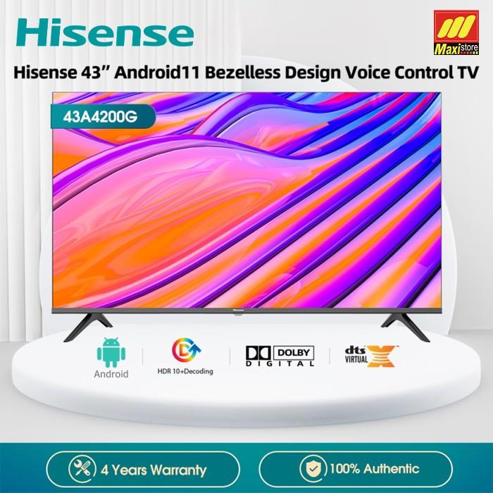 Jual HISENSE 43A4200G LED TV [43 Inch] Android 11 Smart - Garansi Resmi ...