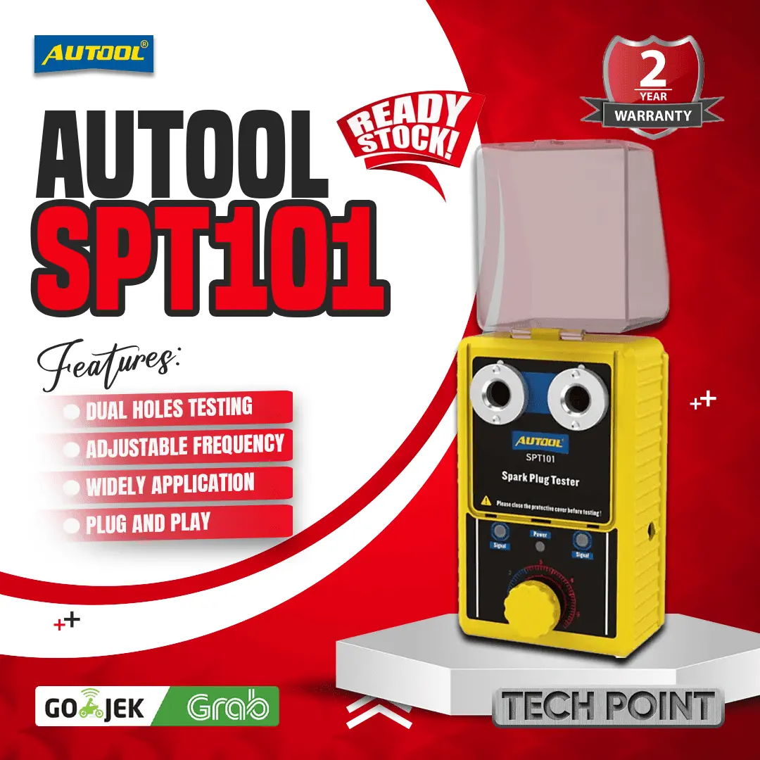 Alat Tes Busi Tester Autool SPT101 Spark Plug Diagnostic Tool