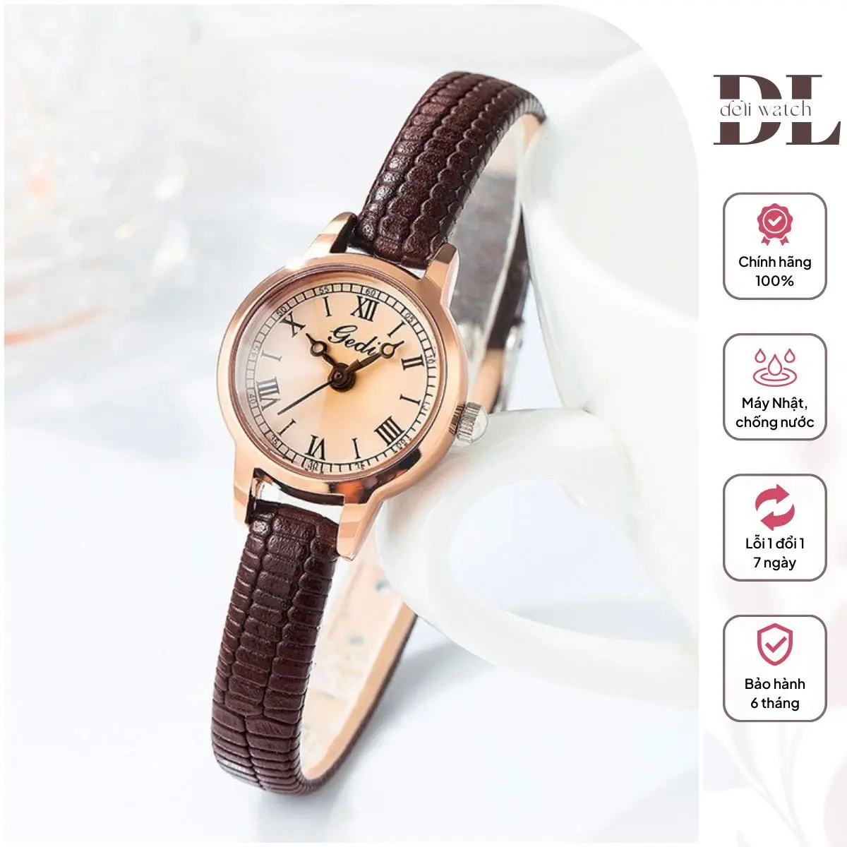 Đồng Hồ  Đeo Tay Nữ GEDI Chính Hãng, Phù Hợp Bạn Nữ Cổ Tay Nhỏ -  Women Watch