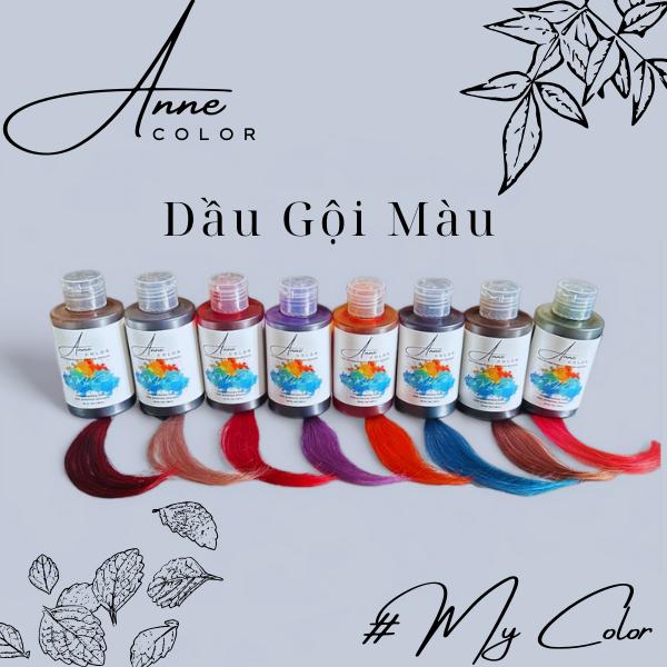 Dầu Gội Bù Màu Giúp Bảo Vệ Màu Dành Cho Tóc Nhuộm Và Tóc Tẩy ANNE Đổi Màu Tóc